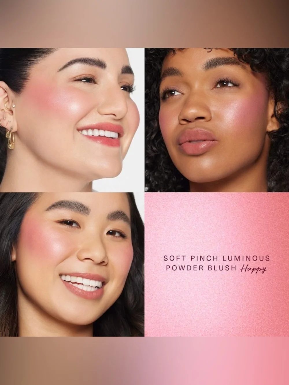 Rare Beauty Soft Pinch Luminous Powder Blush: Happy 🎀 Radiant Glow